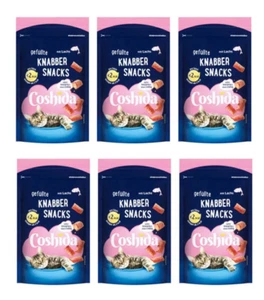 6x 150g COSHIDA gefüllte Knabber-Snacks mit Lachs knusprig & cremig - Bild 1 von 1
