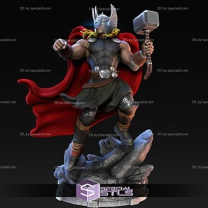 THOR Marvel ACTION FIGURE Statue Kit resina 3D!!! UNPAINTED - Imagen 1 de 5