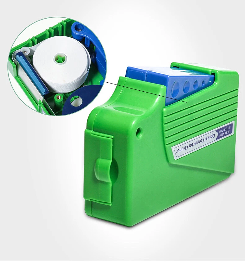 1pc KomShine fiber cleaning box KCC-550 cassette type fiber jumper end cleaner