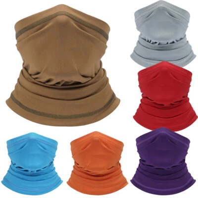 Tubo polaina cuello pasamontañas enfriamiento protección UV máscara facial bufanda pañuelo EE. UU. RÁPIDO Foto 1 de 4