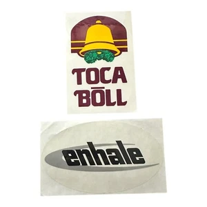 Vintage Enhale Streetwear Clothing Sticker/Decals from 1999. RARE!!! Lot of 2 - Picture 1 of 4