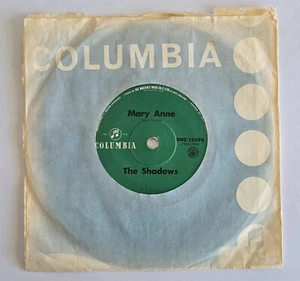THE SHADOWS " MARY ANN/CHU-CHI" NEW ZEALAND  BLACK SP - Picture 1 of 4