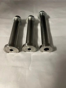 Set bulloni collegamento sospensione posteriore Yamaha YZ250 2002 Docwob Titanium - Foto 1 di 3