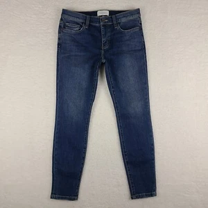 Current Elliott Jeans Womens 28 Blue Skinny Dark Wash Denim - Picture 1 of 14