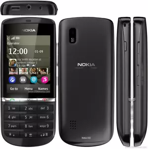 Unlocked N300 Nokia Asha 300 Original 3G 5MP Mobile Phone 1 Year warranty - Picture 1 of 10