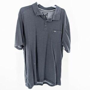 HURLEY NIKE Dri-Fit Shortsleeve Gray Polo Shirt Size Boys Medium
