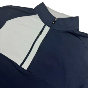 Foot Joy FJ Men's Performance 1/4 Zip Pullover Jacket Navy Blue • Medium - Picture 1 of 8