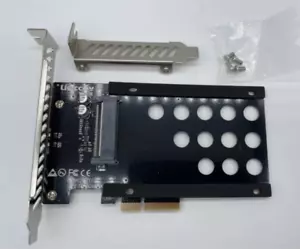 Umccoy power free U.2 to half height card PCI-E adapter card UMC-PTU-2 - Picture 1 of 2