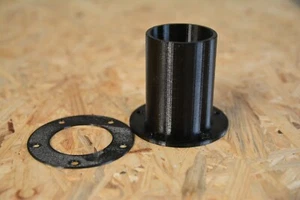 Flanschadapter Wandflansch 32-110mm Abluft Absaugung Laser Schlauch - Bild 1 von 6