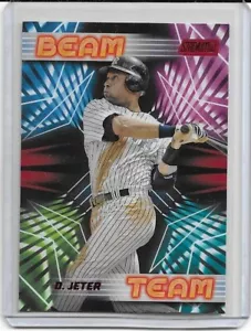 2023 Stadium Club Derek Jeter Beam Team Red Foil Parallel Case Hit SSP! - Picture 1 of 2