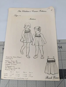 The Childrens Corner Pattern Katina Sz 5-6 Uncut - Picture 1 of 4