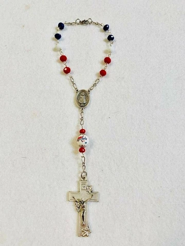 WASHINGTON CAPITALS ROSARY CAR AUTO REARVIEW MIRROR ACCESSORY HOCKEY ORNAMENT Cover