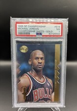 1995 UD SP CHAMPIONSHIP SHOTS GOLD #S16 MICHAEL JORDAN PSA 7 NM