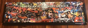2001 Dodge Hemi Rolling Stones Aerosmith Poster/Banner. Seltener Rock & Roll - Bild 1 von 12