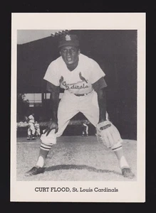 1958-65 JAY PUBLISHING Curt Flood CARDINALS 5x7 PICTURE PACK PHOTO EX A - Picture 1 of 2