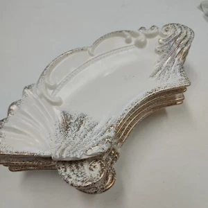 Florentine Lot of 4 1962 California Ideal Originals Shell Design ONE DAMAGED - Picture 1 of 12