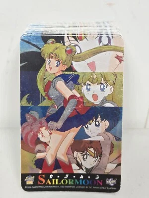 Sailor Moon Holo Foil Playing Cards 1998 Complete 54 Card Poker Deck - Image 1 of 4