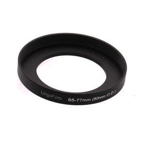 Metal Step Up Ring 55-77mm To 80mm O.D. Matte Box For 77mm Lens Filter - Picture 1 of 6