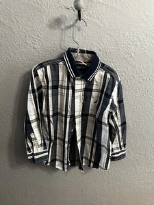 Boys long sleeve button up shirt size 4 Lot Of 2 - Picture 1 of 15