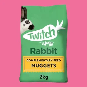 Twitch By Wagg Rabbit Complementary Feed Nuggets 2kg - Picture 1 of 2