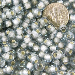 Pony, Roller Beads, 6mm, 2mm Hole, Alexanderite w/Silver Lining, 50 Pcs, 79 - Picture 1 of 1