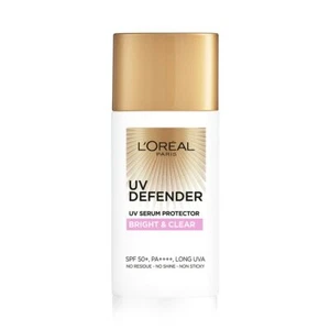 L’Oréal Paris UV Defender Serum Protector Sunscreen SPF 50 PA+++ Bright & Clear - Picture 1 of 5