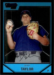 2007 Bowman Chrome Prospects Scott Taylor Chicago Cubs #BC14 - Picture 1 of 2