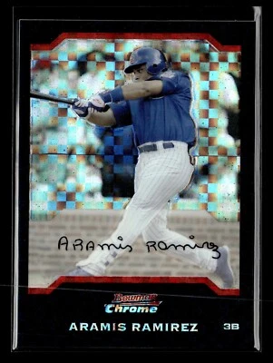 Bowman Chrome Xfractor #67 2004 Aramis Ramírez Cubs/172 Foto 1 de 2