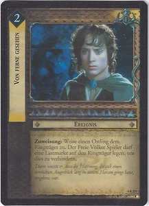 CCG 243 El Señor de los Anillos/Hobbit DZT Foil 4R259 Von Ferne Gesehn - Imagen 1 de 1