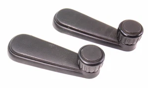 2x Manija de rodillo de manivela de ventana VW Jetta Golf Rabbit Cabriolet Mk1 MK2 191 837 579 - Imagen 1 de 2
