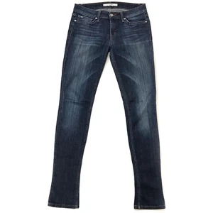 Joes Jeans Y2K Low Rise Flared Womens Size 27 Chelsea Boot Cut Dark Blue - Picture 1 of 11