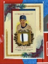 2007 Topps Allen & Ginter Framed Stripe Jersey Mike Mussina New York Yankees