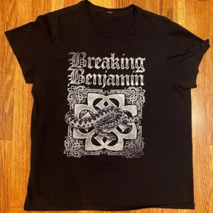 Camiseta Unisex Breaking Benjamin Band Logo Talla Completa S-5XL - Imagen 1 de 2