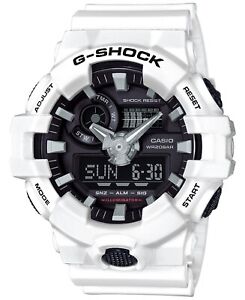 Casio G-Shock Analog- Digital White  Men's Wrist Watch GA700-7A / GA-700-7A