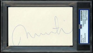 MARTINA HINGIS signed index card | Tennis star - autograph PSA/DNA certified! - Picture 1 of 1