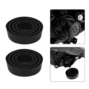 2pcs Car Headlight Rubber Boots Waterproof Cover Dust Cap Sealing Accessories - Picture 1 of 12