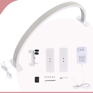 Lampada da scrivania mezzaluna LED dimmerabile aggiornata luminosità regolabile 30 in luce ciglia - Foto 1 di 10