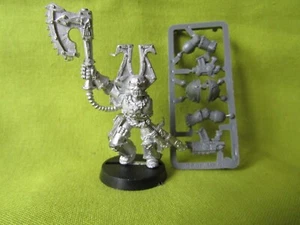 A6 WARHAMMER CHASO SPACE MARINES - BERZERKER CHAMPION 1996 OOP - Picture 1 of 2