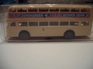 Wiking 720/129 Büssing D 2 U Berlin Bus Doppeldecker BERU #20 Tegelort m. OVP HO - Bild 1 von 2