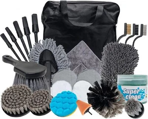 Car Detailing Kit - 26 Piece Brush Set - Wash with Drill... - Picture 1 of 7