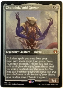 MTG Zhulodok, Void Gorger *FOIL THICK CARD* Commander Masters 0779 NM - Picture 1 of 7