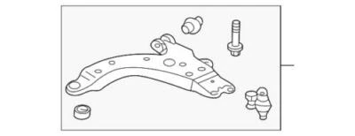 Genuine GM 2001-2007 Buick Pontiac Front Suspension Lower Control Arm 10318098 - Image 1 of 2