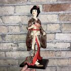 Vintage Japanese Nishi 15" Geisha Doll On Stand From The Opera “madam Butterfly"