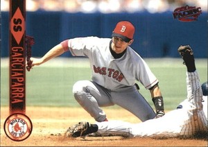1999 Pacific Red Boston Red Sox Baseball Card #65A Nomar Garciaparra Headshot