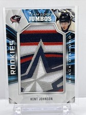 2022-23 UD Black Diamond KENT JOHNSON Rookie Team Logo Jumbos Patch RC #RTL-KJ