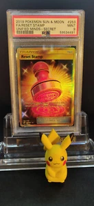 Pokemon TCG: Reset Stamp - Graded PSA 9 MINT 2019 Unified Minds #253 GOLD S/R - Picture 1 of 2