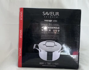 SAVEUR Selects Voyage Series 4qt Casserole With Lid Stainless Steel ๐ - Picture 1 of 6