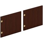 HON Mod Doors for Hutch and Wall Mounted Storage Traditional Mahogany 2/Carton