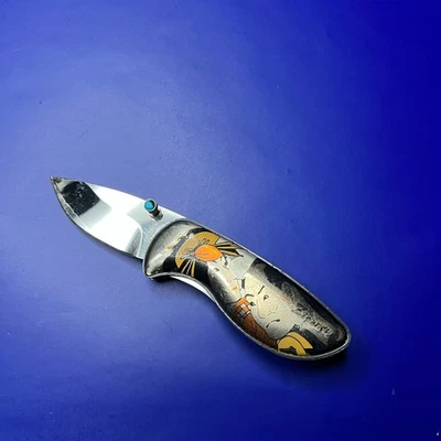 Vtg Hiro Knives Seki Japan Laminated VG-10 Gents Folding Knife Zipangu - Image 1 of 4