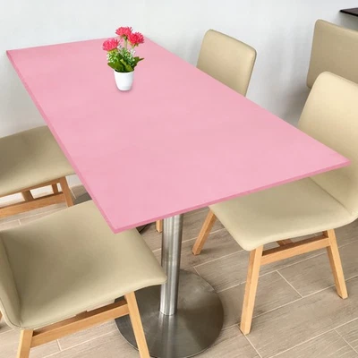 Fitted Tablecloth Fit 4ft Rectangle Table, Table Cover (48"x23", Dark Pink) - Image 1 of 4